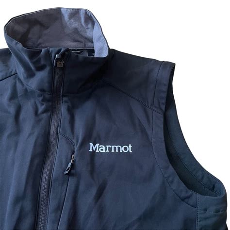 Marmot GORE WINDSTOPPER マーモット ジップアップ ソフトシェル ベスト S 黒 | douraku. used ...