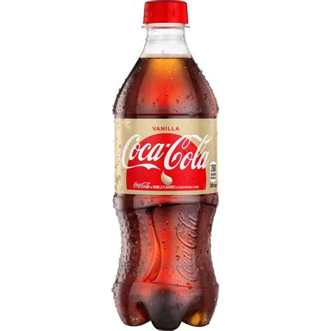 Coca Cola Vanilla Bottle: Smooth Creamy Flavor 20 Oz