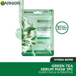 Buy Garnier Skin Naturals Green Face Serum Sheet Mask, 28 gm | 19 ...
