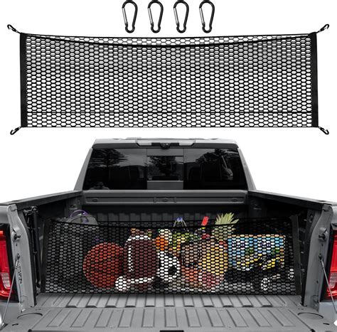 Amazon.com: LINKCRO Truck Bed Cargo Net for Pickup Truck Bed - Premium Truck Bed Net for Trunk ...