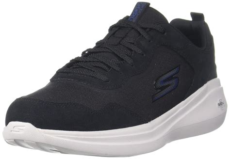 Buy Skechers Mens GO Run Fast - HURTLING Black Running Shoe - 6 UK (7 ...