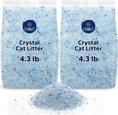 Amazon.com : Crystal Cat Litter, Superior Cat Litter Crystals for Odor ...