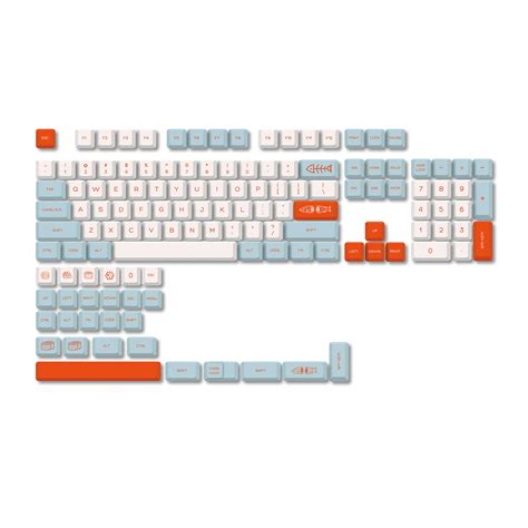 AQUATIC SALMON HSA Thick PBT Keycaps – CuriosityCaps