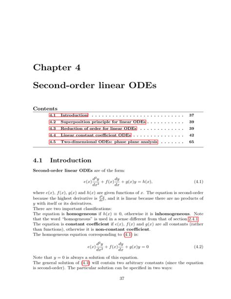 Image result for Linear ODEs Examples