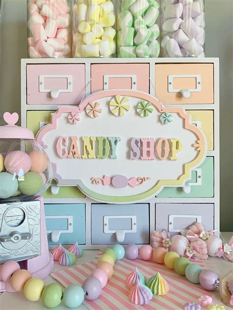 Candy Shop Sign Text Front 的图像结果