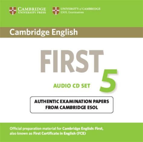 Buy Cambridge English First 5 Audio CDs (2): Authentic Examination ...