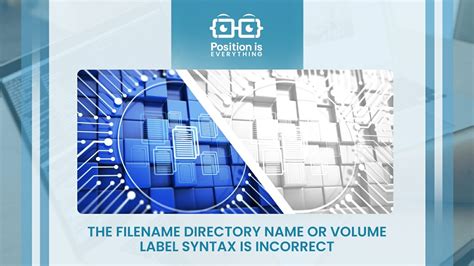 Image result for Volume Label Syntax Is Incorrect