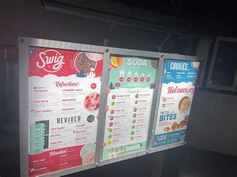 Swig Menu - Updated October 2025