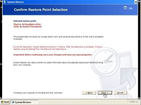 Image result for System Restore Windows XP