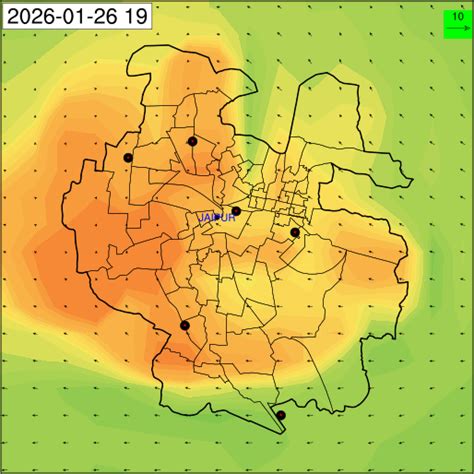 Jaipur - Air Quality Early Warning System, Project by Indian Institute ...