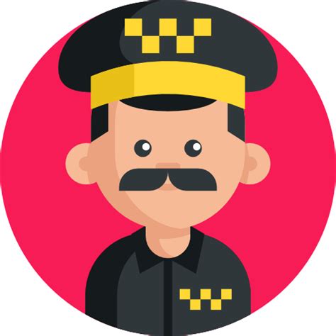 Taxi driver - Free user icons