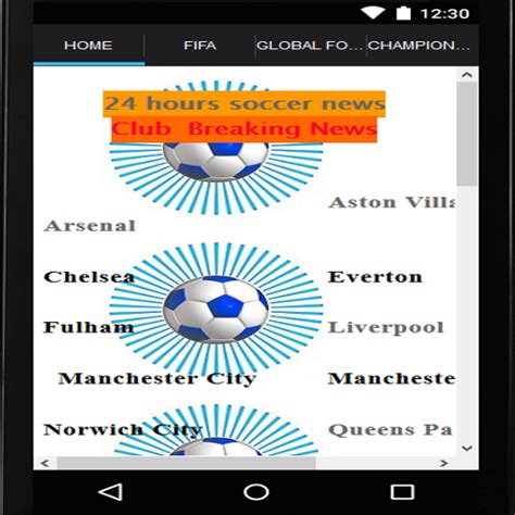 Latest World Soccer 24 News & Club Blogs App - App on Amazon Appstore