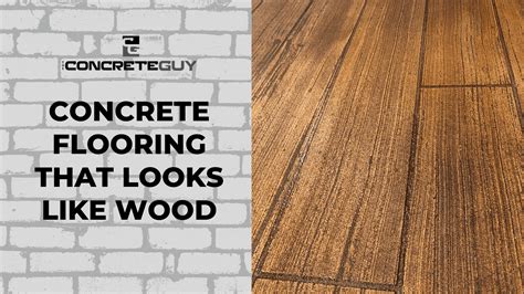 Wood Look Stained Concrete Floors Transform Your Concrete With