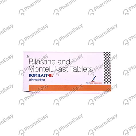 Romilast Bl Strip Of 10 Tablets: Uses, Side Effects, Price & Dosage ...