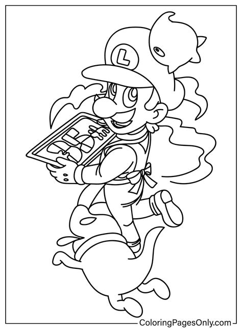 Coloring Pages Luigi