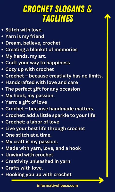 Get Inspired with Crochet Slogans
