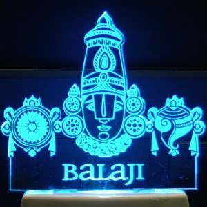 Red Robin BALAJI Acrylic 3D Illusion RGB 7 Colour Changing LED Plug n ...