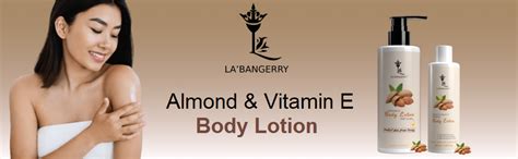 Buy LA'BANGERRY Almond & Vitamin E Body Lotion Provides 24Hrs ...