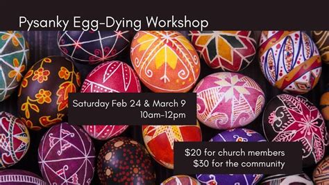 Pysanky Egg Dying Workshop, First Church in Salem, Unitarian ...