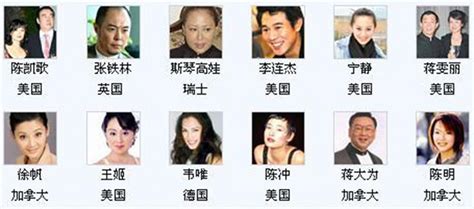 外国国籍的中国明星名单（盘点外籍的华人明星）_玉环网