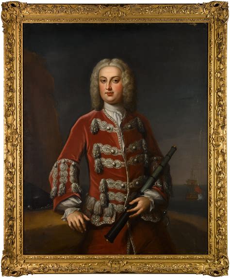 A portrait of Captain William Hervey (1699–1776), three-quarter length ...