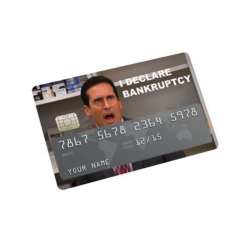 I Declare Bankruptcy Credit Card Sticker – MADD
