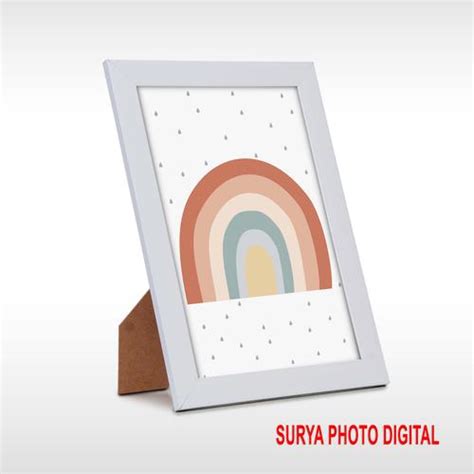 Jual Frame Foto Minimalis Ukuran 8RW/A4 Warna Putih - A4 (21x29,7 cm ...