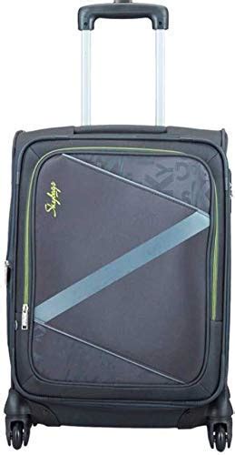 Skybags Spotlight 4W Exp Strolly 68 Polyester Expandable Cabin Luggage ...