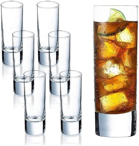 Buy SYANKA Premium Shot Glasses Set of 12, 60 ml, Transparent, Imported ...