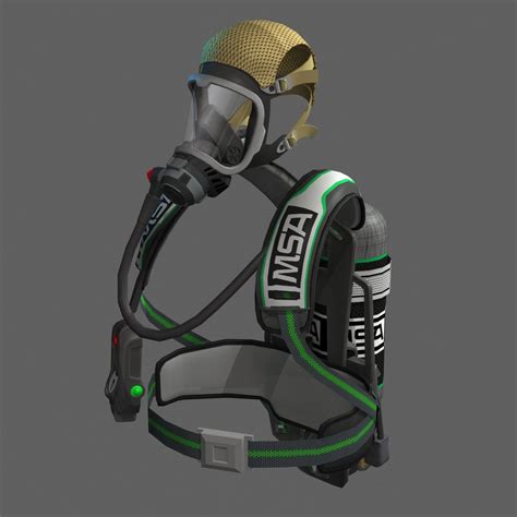SCBA - Self Contained Breathing Apparatus 3D Model $89 - .max .fbx - Free3D