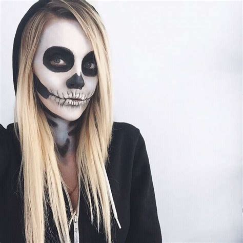 Image result for Skeleton Makeup Tutorial