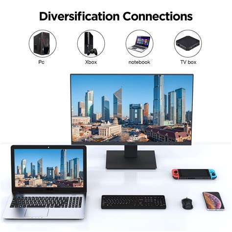 Buy KOORUI 24 inch FHD Monitor, Computer Monitors Full HD(1920 x 1080p ...