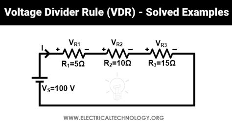 Image result for Voltage Divider Rule Example