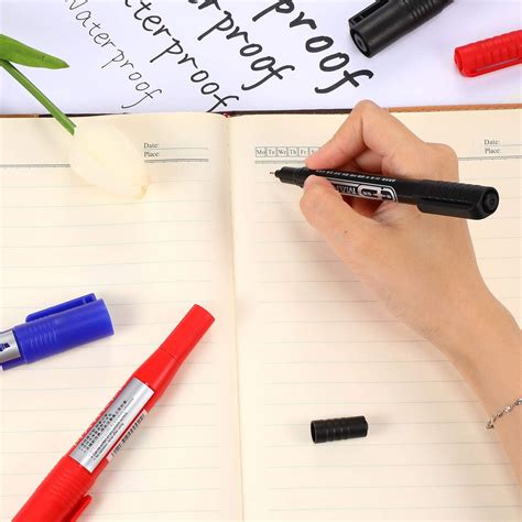 Blulu 6-Piece Double-Ended Permanent Marker Set with Ultra India | Ubuy