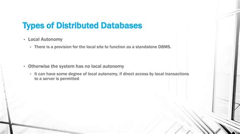 Image result for Types of Distributed Database