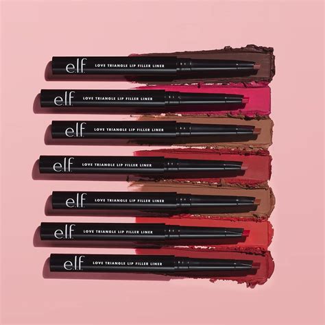 e.l.f. Love Triangle Lip Filler Liner - 2-in-1 Mauve Lip Liner Pencil ...