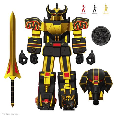 Super7 Goes Black and Gold with New Power Rangers Megazord Figure