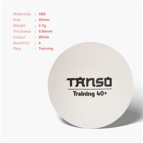 TT TRAINING STAR Table Tennis Balls Tanso | Kibi Sports – KIBI SPORTS