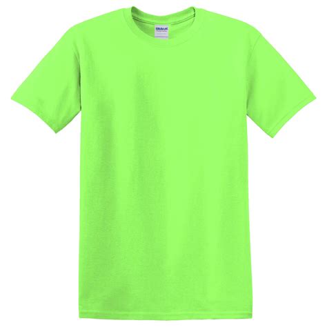 Gildan 5000 Heavy Cotton/Polyester T-Shirt - Neon Green | Full Source
