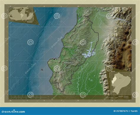 Manabi, Ecuador. Wiki. Labelled Points of Cities Stock Illustration - Illustration of quito ...