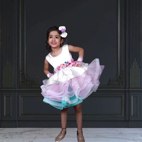 Rainbow Unicorn Birthday Dress Up Costume - Girls Party Dress