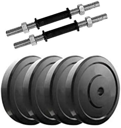 Buy SX Fitness Home Gym Combo 20 Kg Rubber Weight Plates (5 Kg X 4 ...