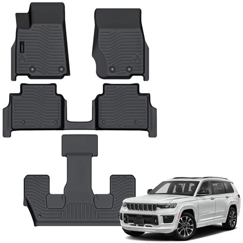 Snapklik.com : Auxko All Weather 3 Row Floor Mats For Jeep Grand ...