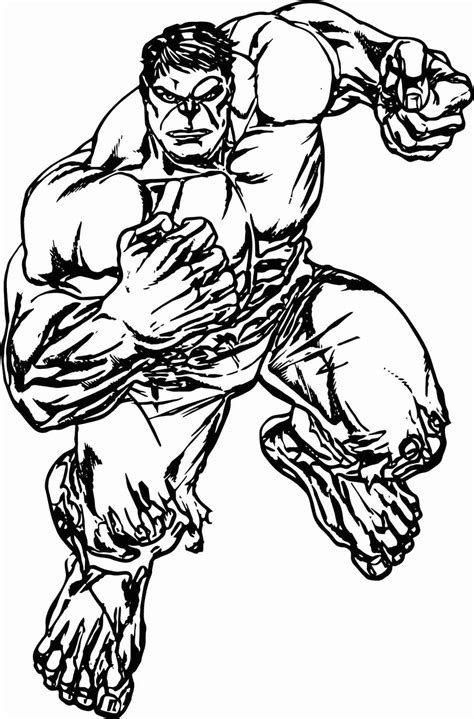 Hulk Coloring Printables - Printable Templates