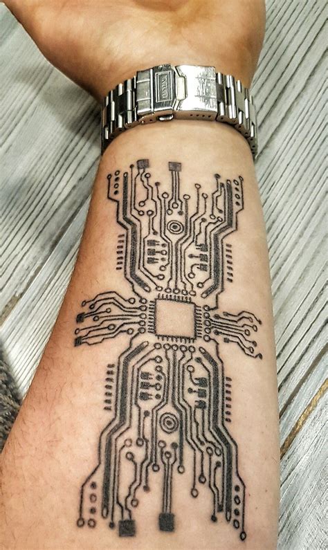 Image result for Arrow Tattoo Computer Chip