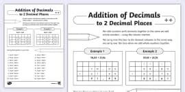 Multiplying and Dividing Decimals Activity Sheets | Numbers