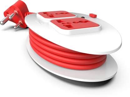 Fybros Stella 3 Pin 2 Socket Extension Cord Safety Shutter,Indicator ...