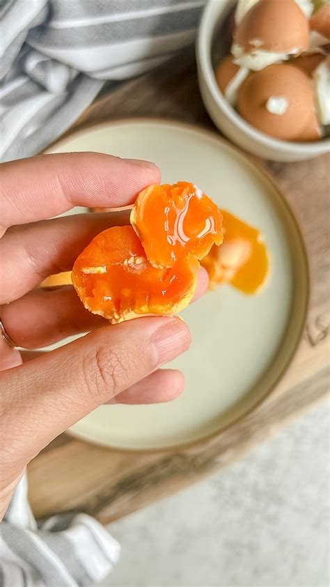 Jammy Soft-Boiled Egg Yolks - Ash Eats