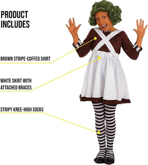 Buy Fun Shack Girls Chocolate Factory Costume Halloween Costumes for ...
