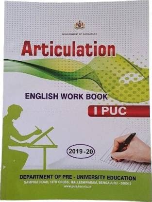 1st Puc Articulation English Workbook: Buy 1st Puc Articulation English ...